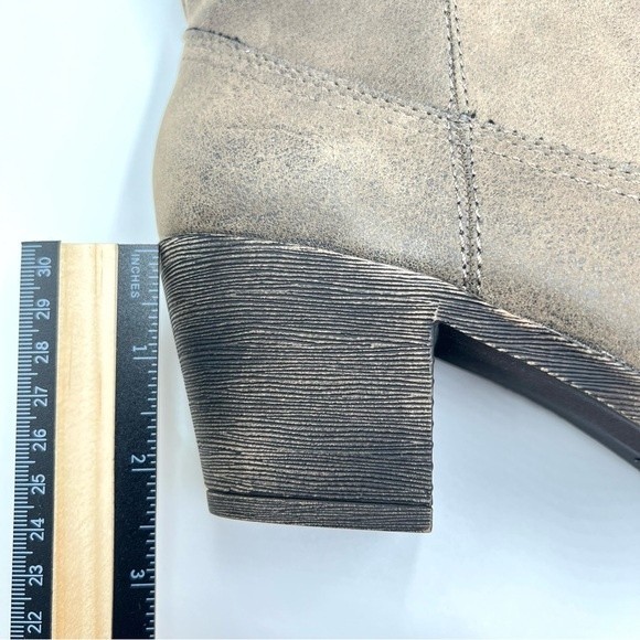 Rocket Dog Womens Faux Vegan Leather Weathered Western Style Brown Boots Size 10 - Picture 12 of 13